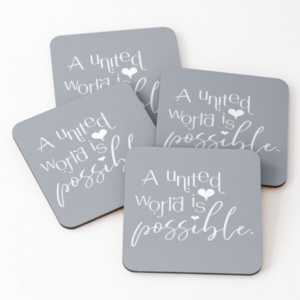 Item preview, A united world is possible. (white) designed and sold by squishyrainbow.