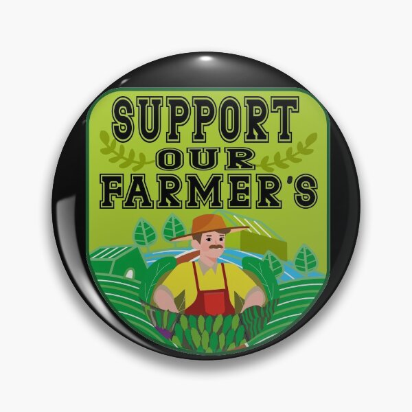 Item preview, farmers protests, no farmers no food-Artwork in support for farmers designed and sold by buzz1days.