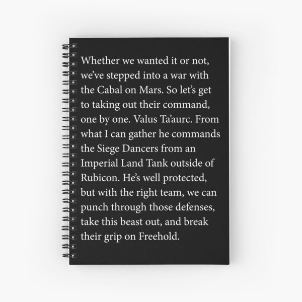 Copypasta Spiral Notebooks Redbubble