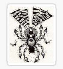 Black Spider - Art By Kev G Sticker