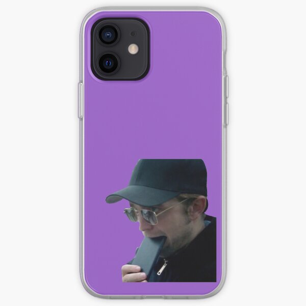 robert pattinson eating his cellphone iPhone Soft Case