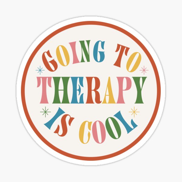 Item preview, going to therapy is cool! designed and sold by oliviafeelsweird.