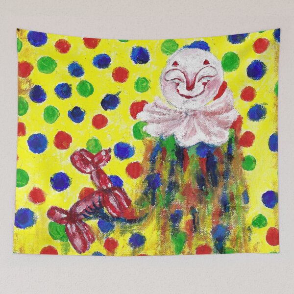 Item preview, Creepy Colorful Clown designed and sold by Clownster.