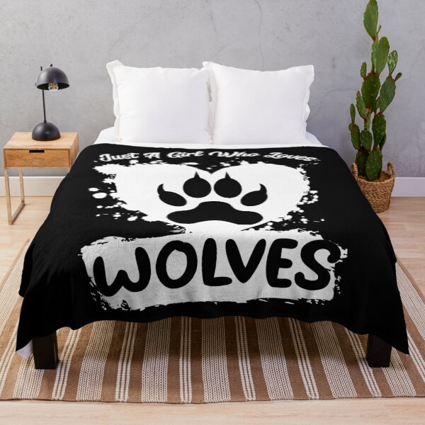 Item preview, Just a girl who loves wolves designed and sold by Beefytee.