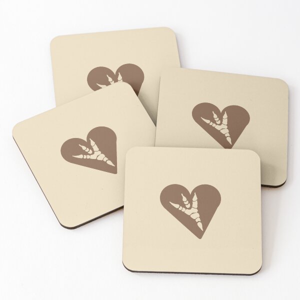 Item preview, Bird Track on a Heart designed and sold by LochNestFarm.