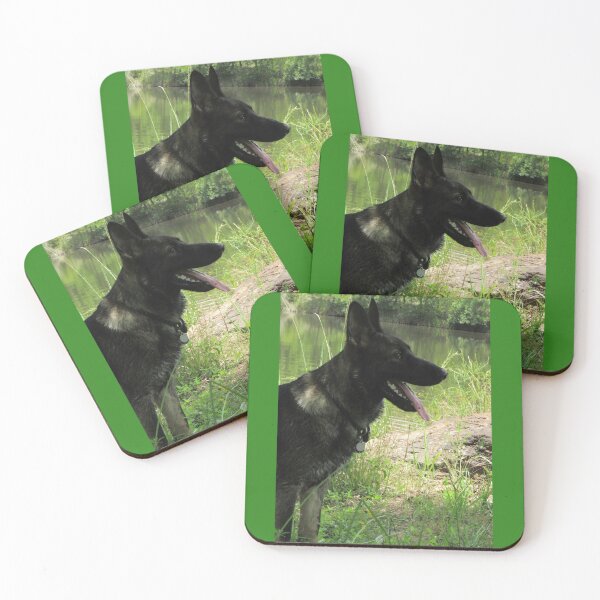 Item preview, German Shepherd  by a Pond designed and sold by Mariann Moritz.