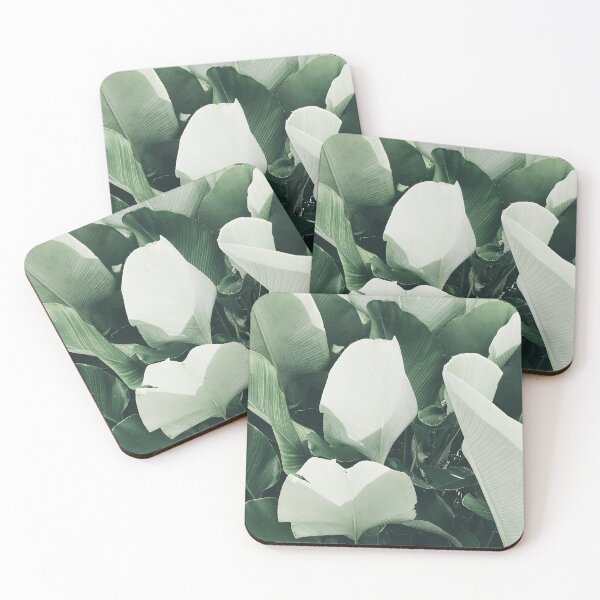 Item preview, Minty Leaves Retro Island Photography designed and sold by HintofNature.