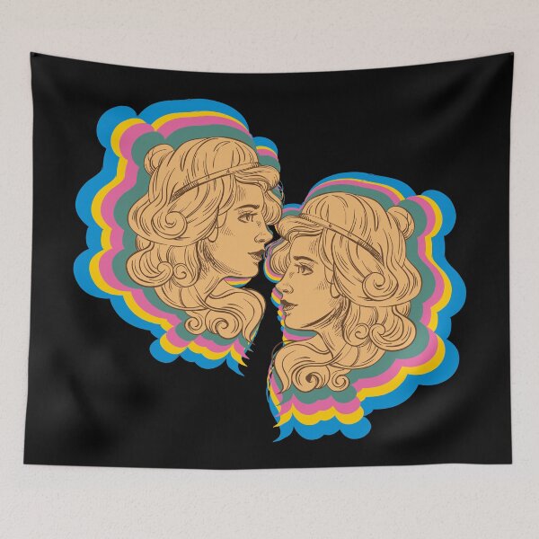 Item preview, Gemini Retro Zodiac Sign designed and sold by noveltiko.