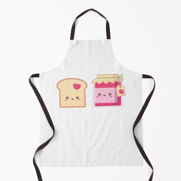 Item preview, Spread Love, Cute Bread Toast and Strawberry Jam designed and sold by rustydoodle.