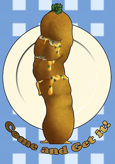 Sexy Garlic Bread Posters By Ianablakeman Redbubble