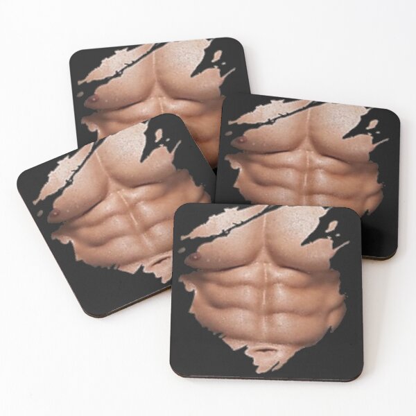 Item preview, Ripped Shirt and Abs designed and sold by CockTees.