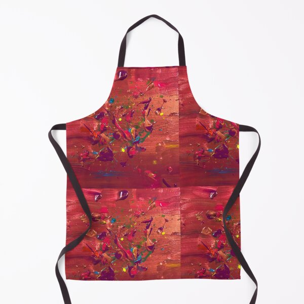 Item preview, Sundays Past Copper and Magenta Abstract Acrylic Painting designed and sold by Silver Sky by Janet.