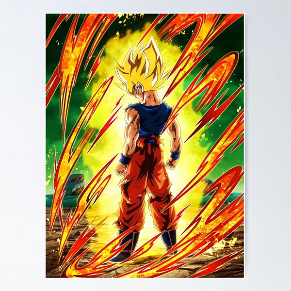 Goku SSJ1 Poster for Sale by LegendaryVortex