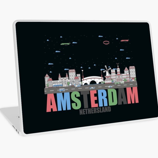 Item preview, amsterdam skyline retro designed and sold by KerryABC.