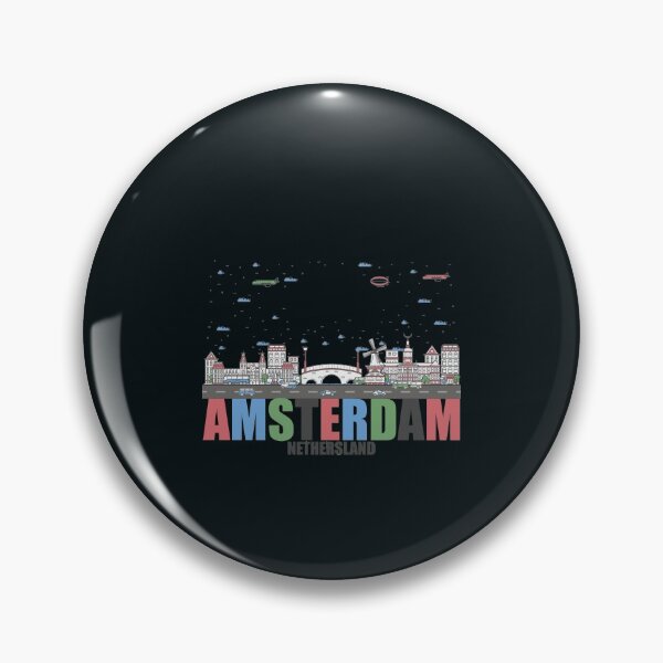 Artikelvorschau, Amsterdam Skyline Retro entworfen und verkauft von KerryABC.