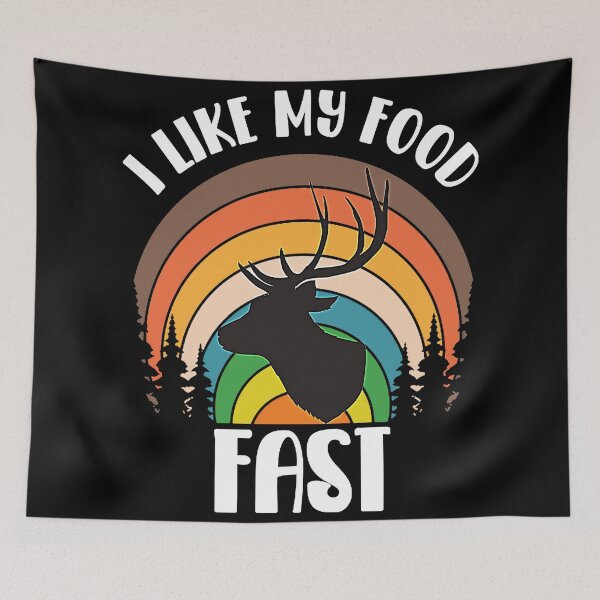 Item preview, Deer Hunting Fast Food Funny T-Shirt designed and sold by BMWZ4M40i.
