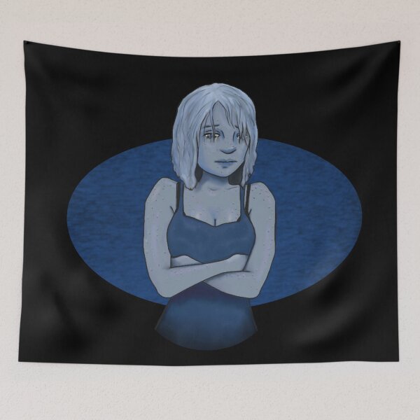 Item preview, Sad girl in the rain designed and sold by doomdelion.