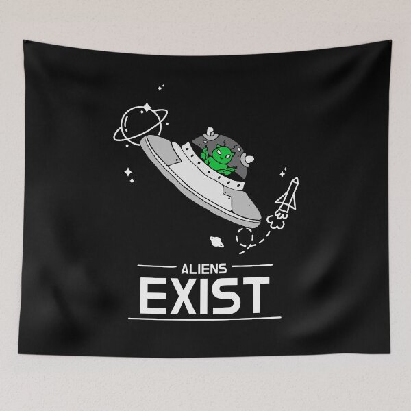 Item preview, Aliens Exist - Aesthetic Alien designed and sold by ManiaTeec.