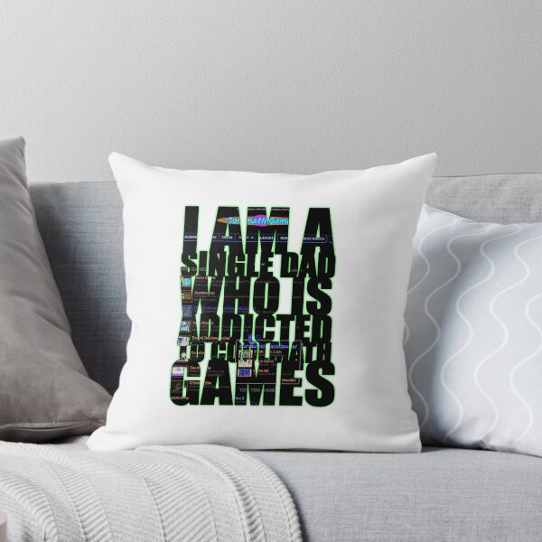 Item preview, I am a single dad who is addicted to cool math games cool black designed and sold by KerryABC.