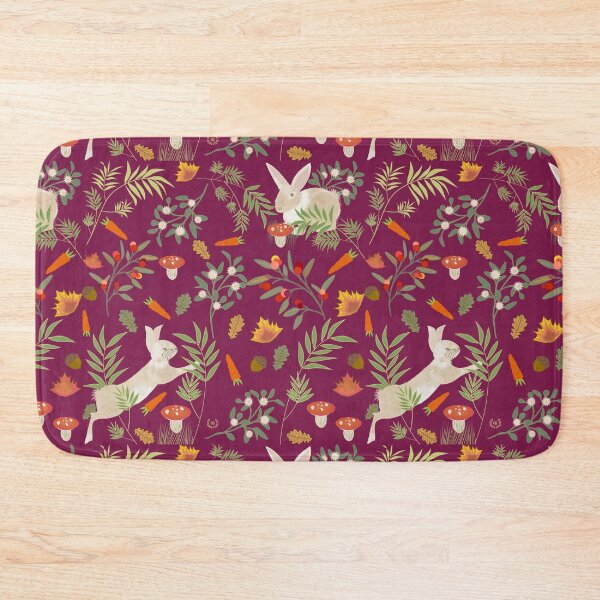 Item preview, happy rabbits in the forest drawing designed and sold by Carmelagaminde.