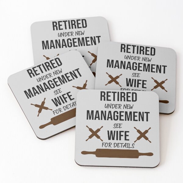 Item preview, Retired Under New Management See Wife For Details Funny Retirement designed and sold by AshzShop.