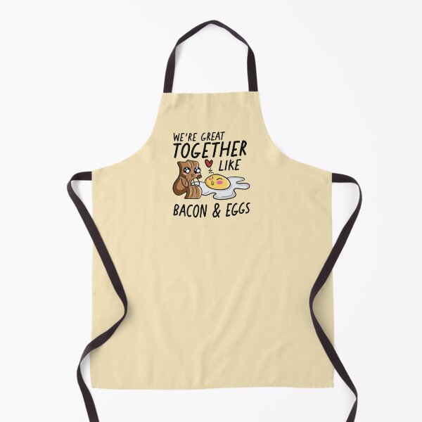 Item preview, We're Great Together Like Bacon & Eggs | Kawaii Cute Food Combos designed and sold by SLAG-Creative.