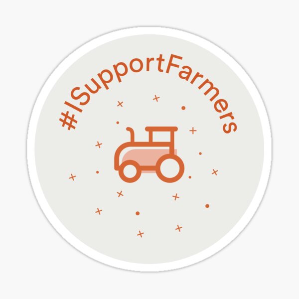 I Support Farmers! *Non-Profit* Sticker
