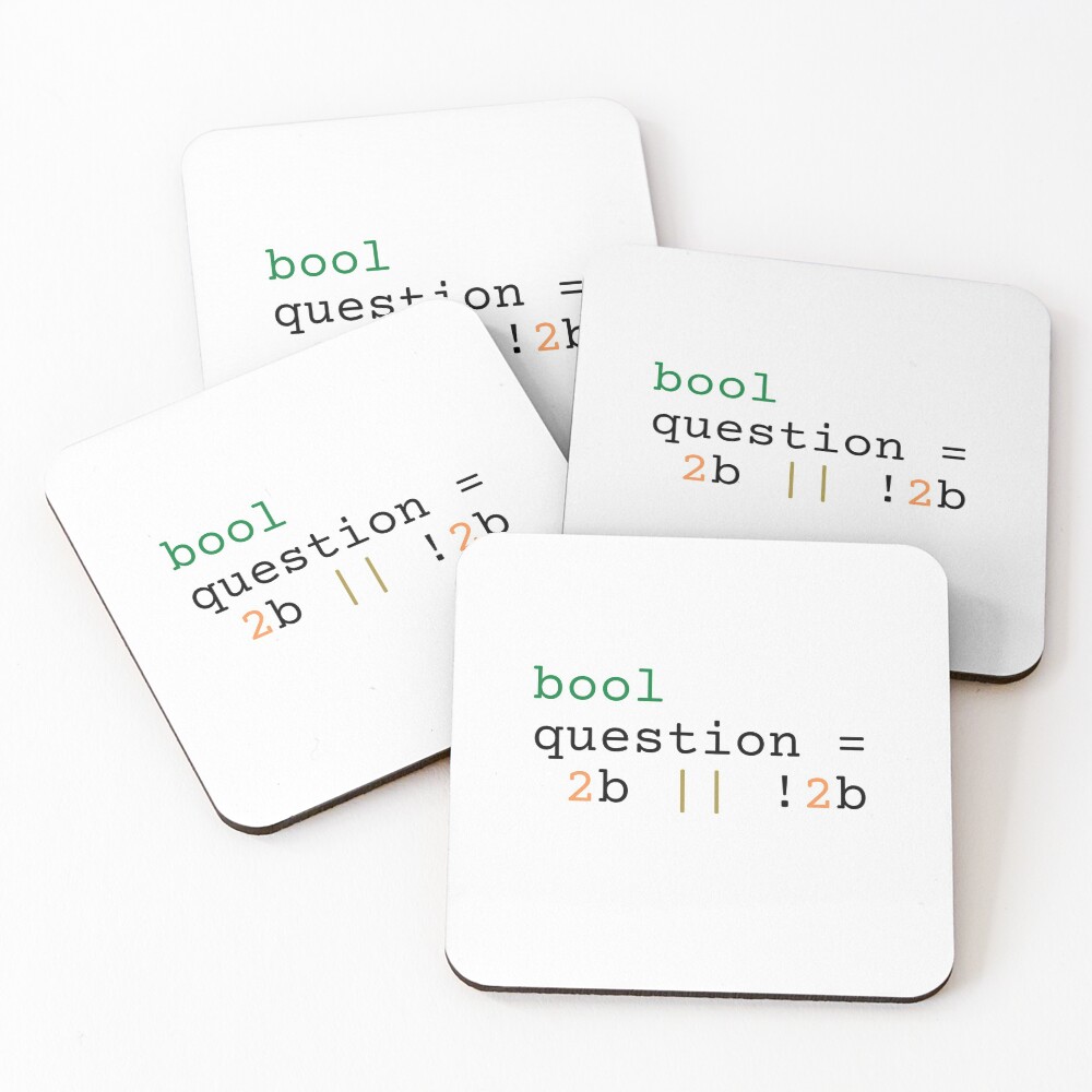 Item preview, Coasters (Set of 4) designed and sold by GeekHeadDesigns.