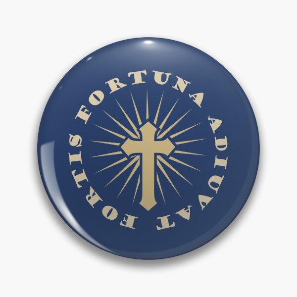 Item preview, Fortis Fortuna Adiuvat Fortune Favours the Bold Cross designed and sold by h44k0n.