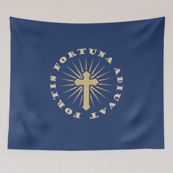 Item preview, Fortis Fortuna Adiuvat Fortune Favours the Bold Cross designed and sold by h44k0n.