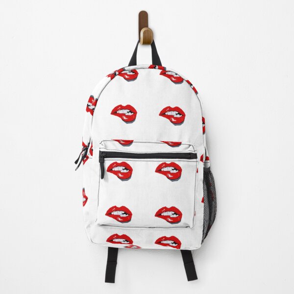 Item preview, Pop Art Red Lips Biting designed and sold by AlteredAtelier.