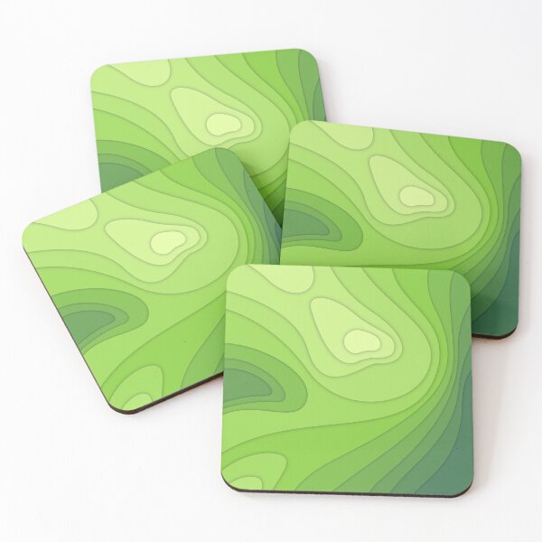 Item preview, Green Topographic Map designed and sold by newyorker01.