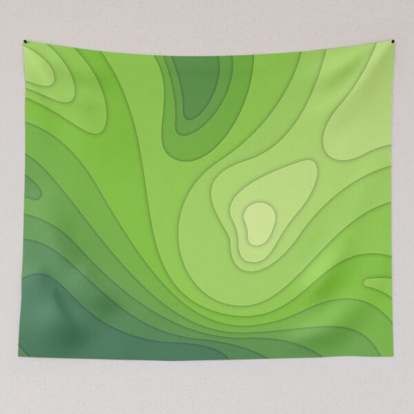 Item preview, Green Topographic Map designed and sold by newyorker01.