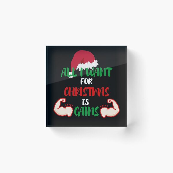 Item preview, All I Want For Christmas Is Gains designed and sold by AutumnVibeShop.