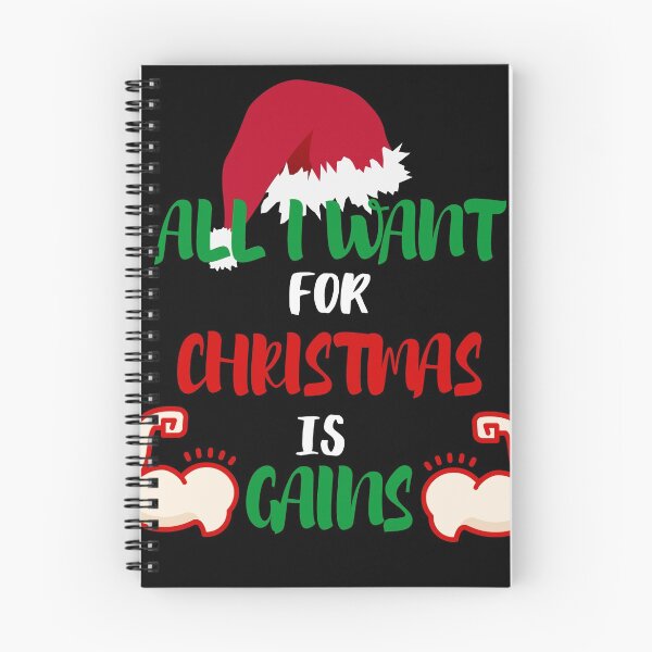 Item preview, All I Want For Christmas Is Gains designed and sold by AutumnVibeShop.