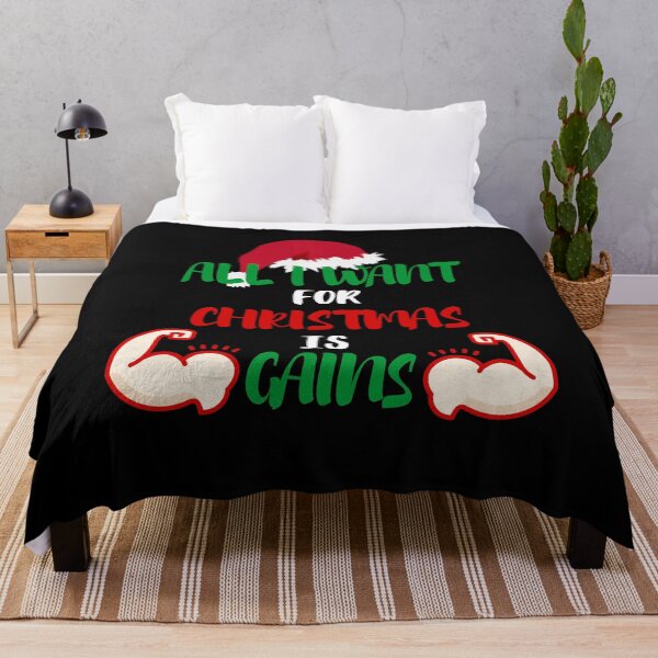 Item preview, All I Want For Christmas Is Gains designed and sold by AutumnVibeShop.