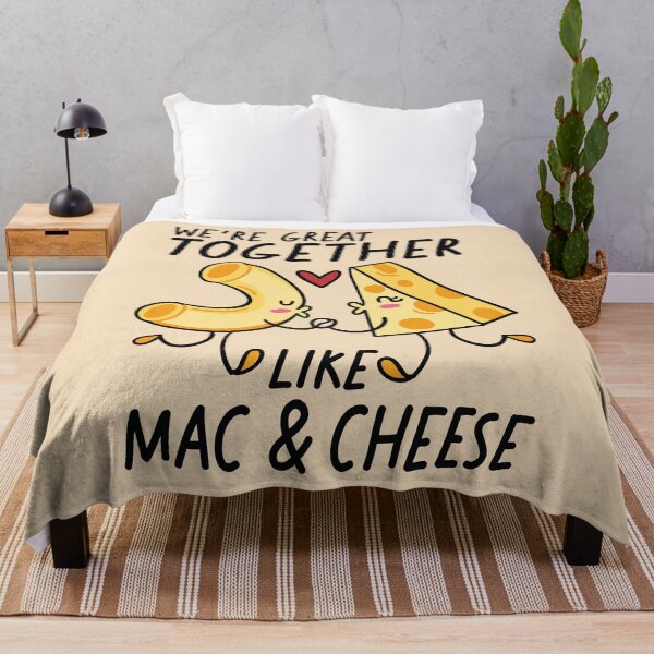 Item preview, We're Great Together Like Mac & Cheese | Kawaii Cute Food Combos designed and sold by SLAG-Creative.