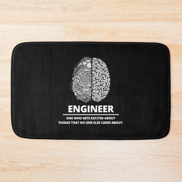 Item preview, Engineer - One who gets excited about things that no one else cares about. designed and sold by MohitJain1109.