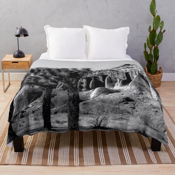 Item preview, cactus in the desert at Red Rock Canyon state park California in black and white designed and sold by Mrvell.