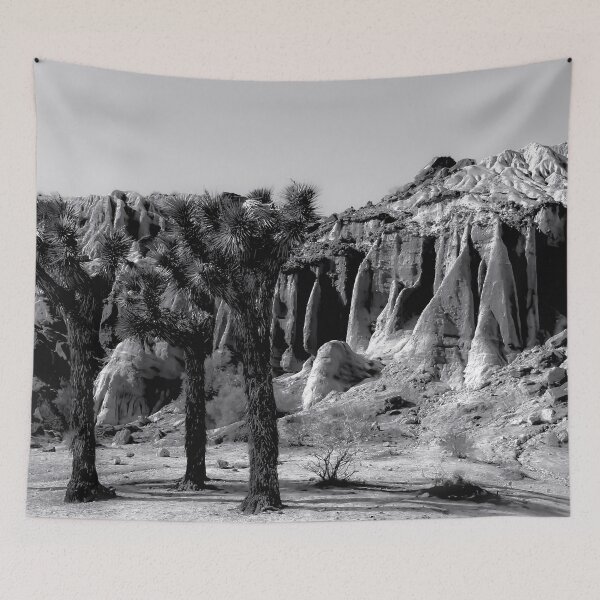 Item preview, cactus in the desert at Red Rock Canyon state park California in black and white designed and sold by Mrvell.