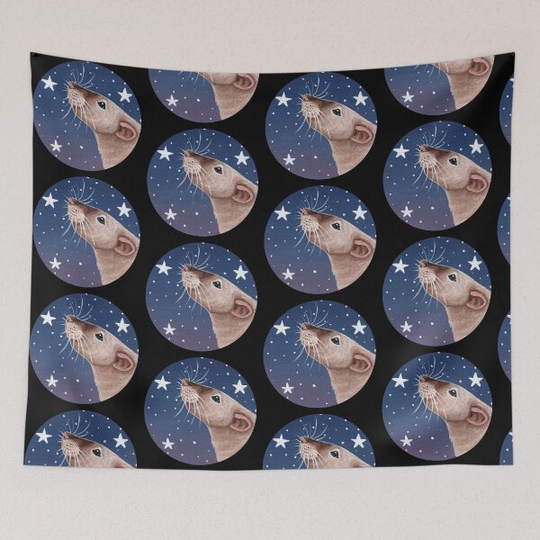 Item preview, Siamese Rat Stargazing designed and sold by WolfySilver.