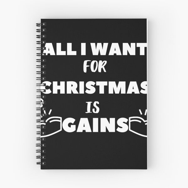 Item preview, All I Want For Christmas Is Gains designed and sold by AutumnVibeShop.