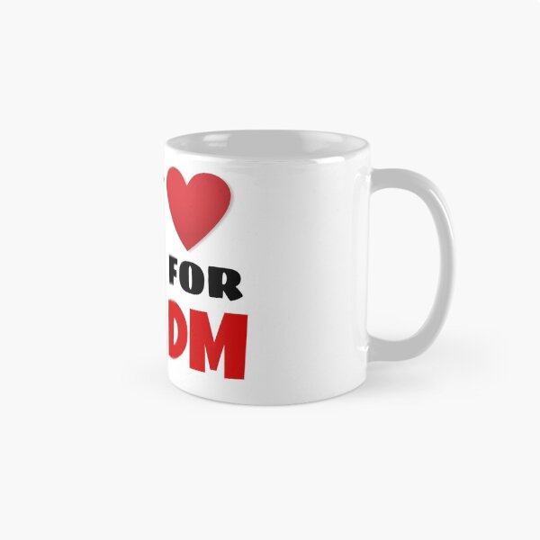 Item preview, MY HEART BEATS FOR THE DM FUNNY GIFT designed and sold by ASsi-Eve.