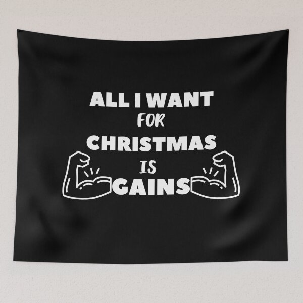 Item preview, All I Want For Christmas Is Gains designed and sold by AutumnVibeShop.