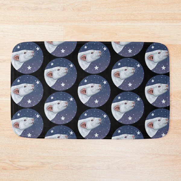 Item preview, Albino Rat Stargazing designed and sold by WolfySilver.