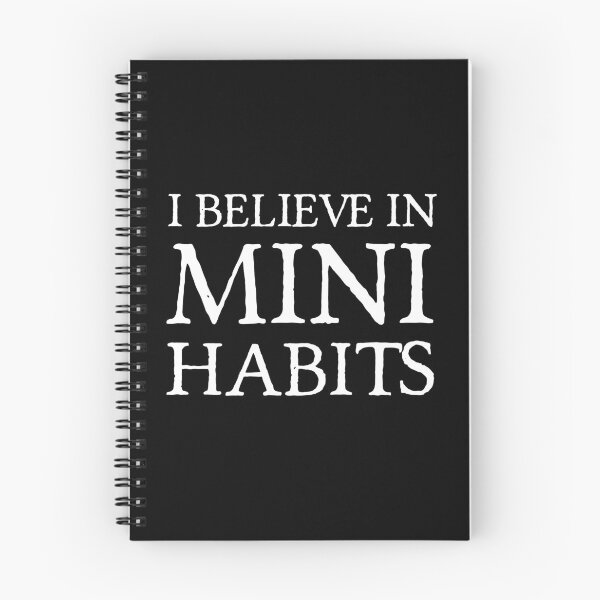 Item preview, I Believe in Mini Habits | Life | Quotes | Black designed and sold by Wintre2.