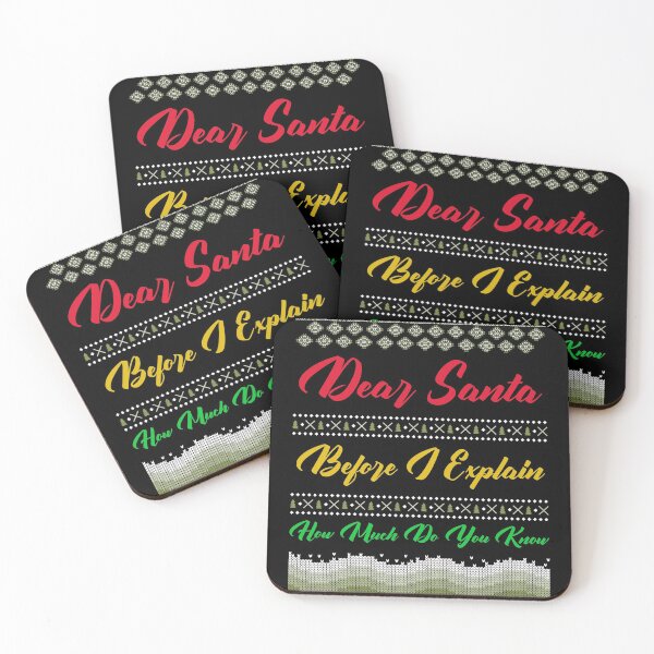 Item preview, Dear Santa Before I Explain How Much Do You Know Christmas designed and sold by ChaseCoClothing.
