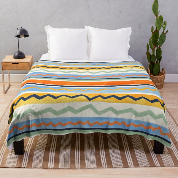 Item preview, Gouache Stripe & Ricrac Pattern designed and sold by TigaTiga.