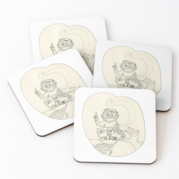 Item preview, No coffee no talking designed and sold by NikkSantellani.