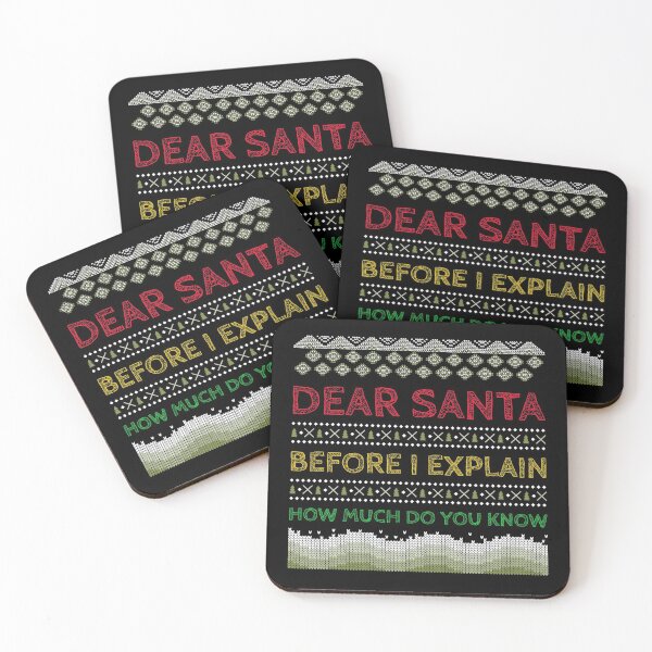 Item preview, Dear Santa Before I Explain How Much Do You Know 2021 designed and sold by ChaseCoClothing.